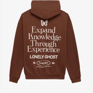 Brown Lonely Ghost Hoodie